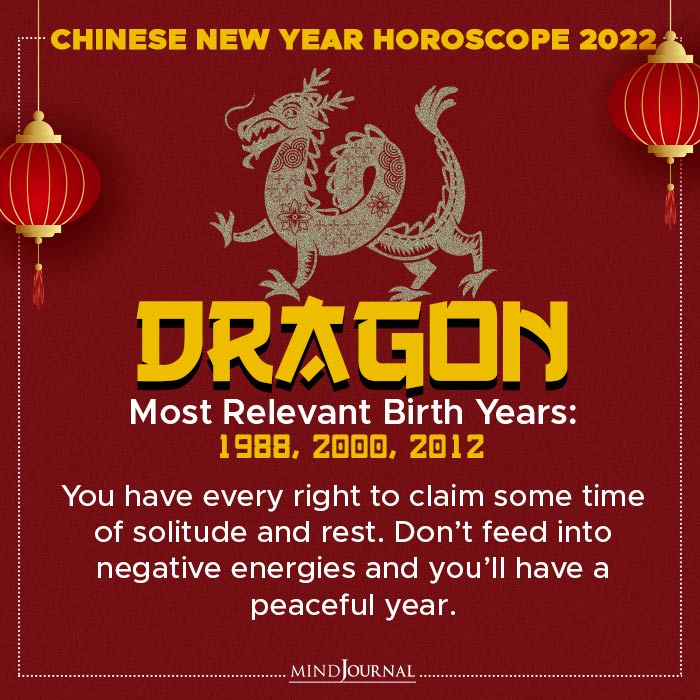 Chinese New Year Horoscope dragon