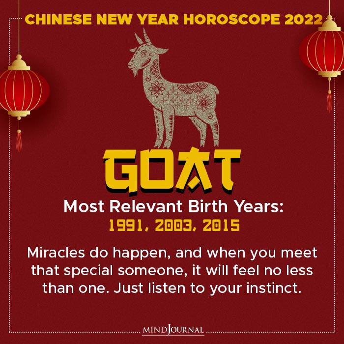 Chinese New Year Horoscope goat