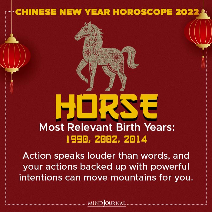 Chinese New Year Horoscope horse