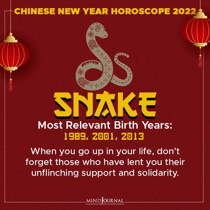 Chinese New Year Horoscope snake