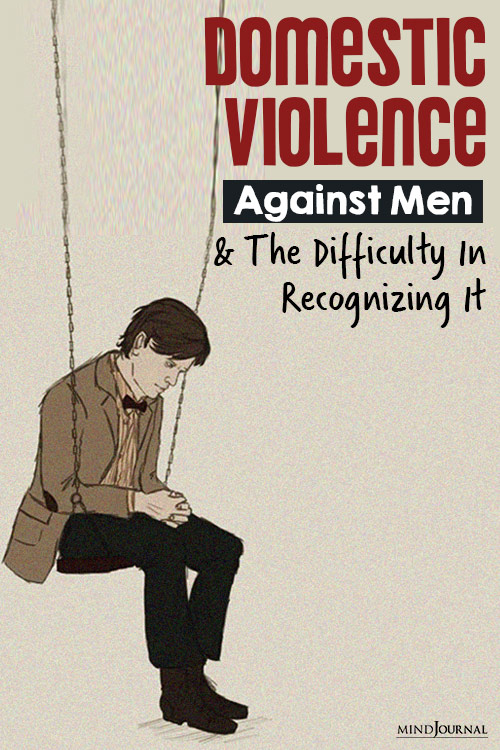Domestic Violence Against Men pin