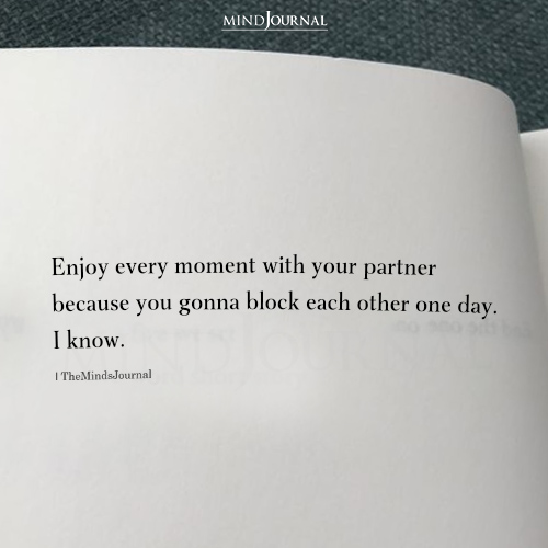 Enjoy every moment with your partner