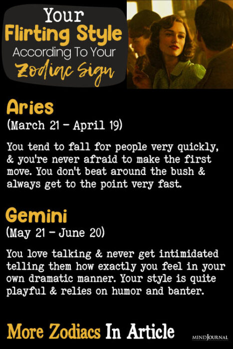 What Is Your Zodiac Flirting Style?