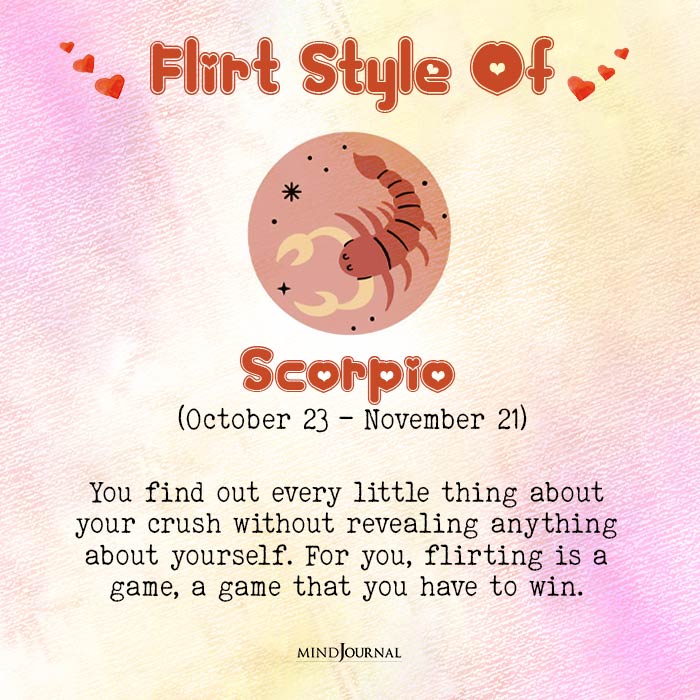 How Do Scorpios Flirt