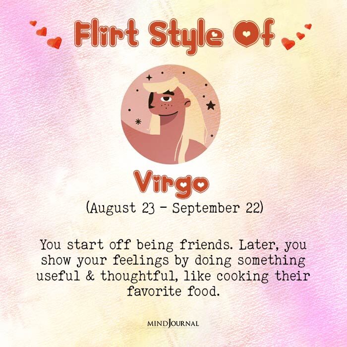 Flirt Style Of Zodiacs virgo