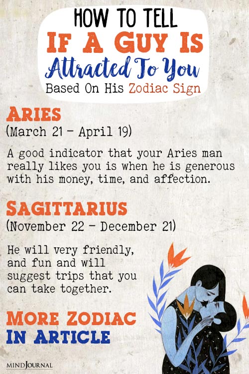 Guy Attracted To You Based On Zodiac Sign