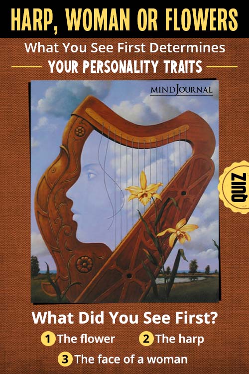 Harp Woman Flowers See First Personality Traits pin
