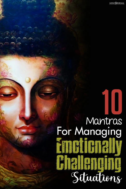 Mantras Managing Emotionally Challenging Situations pin