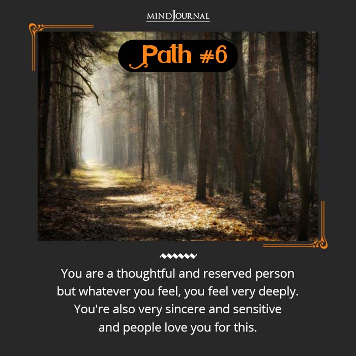 Path Reveals Your Personality path six
