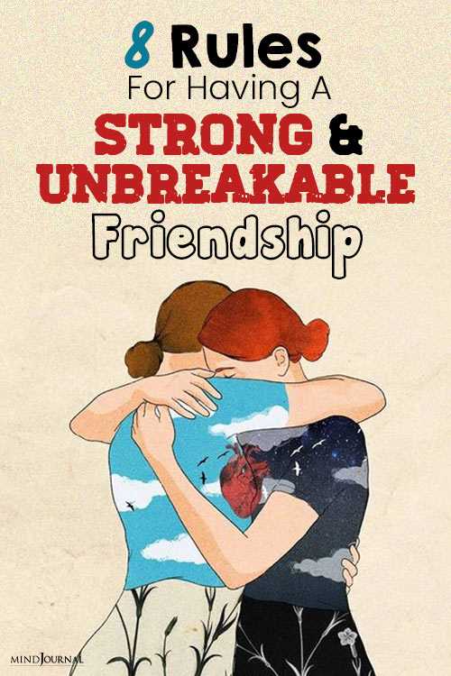 Rules Having Strong Unbreakable Friendship pin