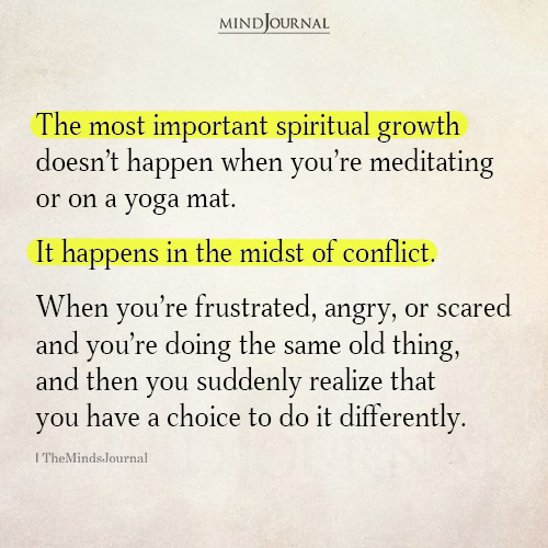 The Most Important Spiritual Growth