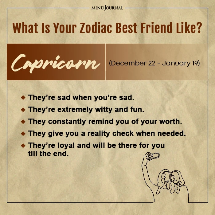 Your Zodiac Best friend Like Capricorn