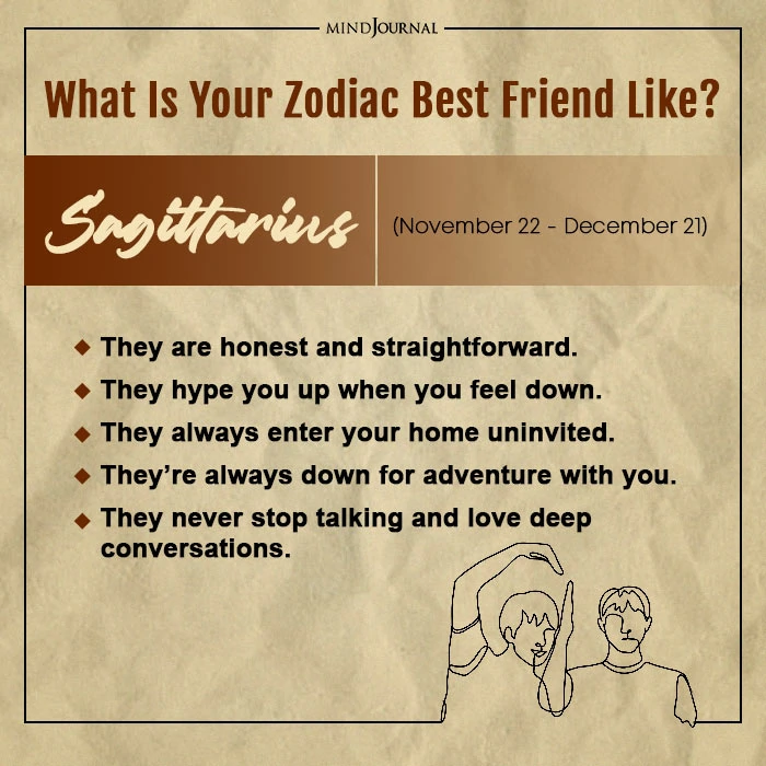 Your Zodiac Best friend Like Sagittarius