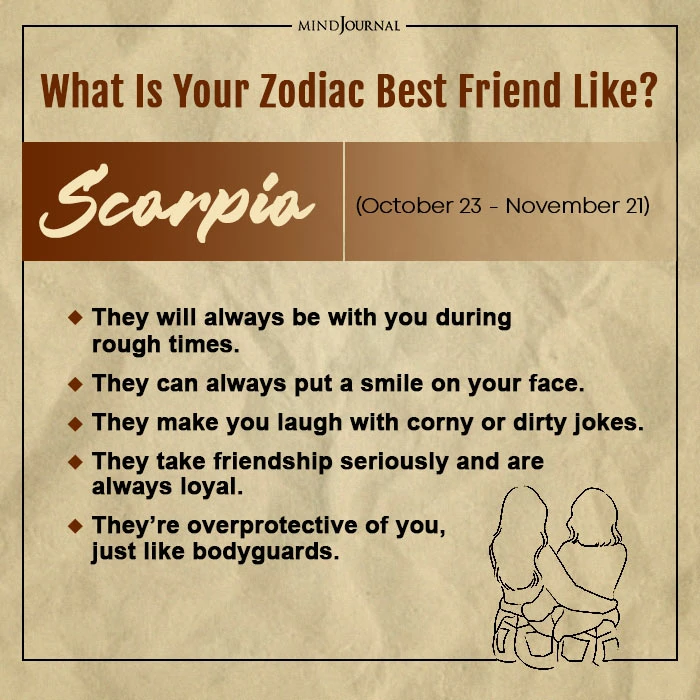 Your Zodiac Best friend Like Scorpio