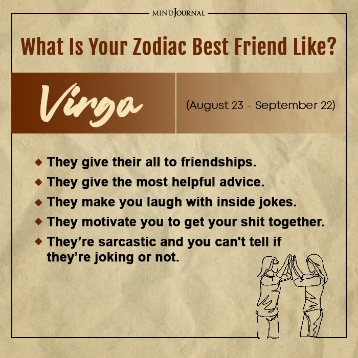 Your Zodiac Best friend Like Virgo