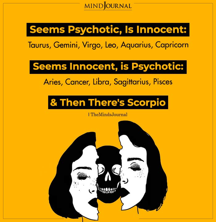 Zodiac Signs As Innocent Or Psychotic