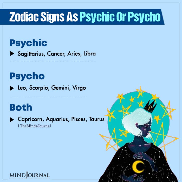 Zodiac Signs As Psychic Or Psycho