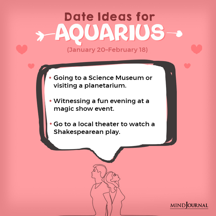 Best Date Ideas For You aquarius