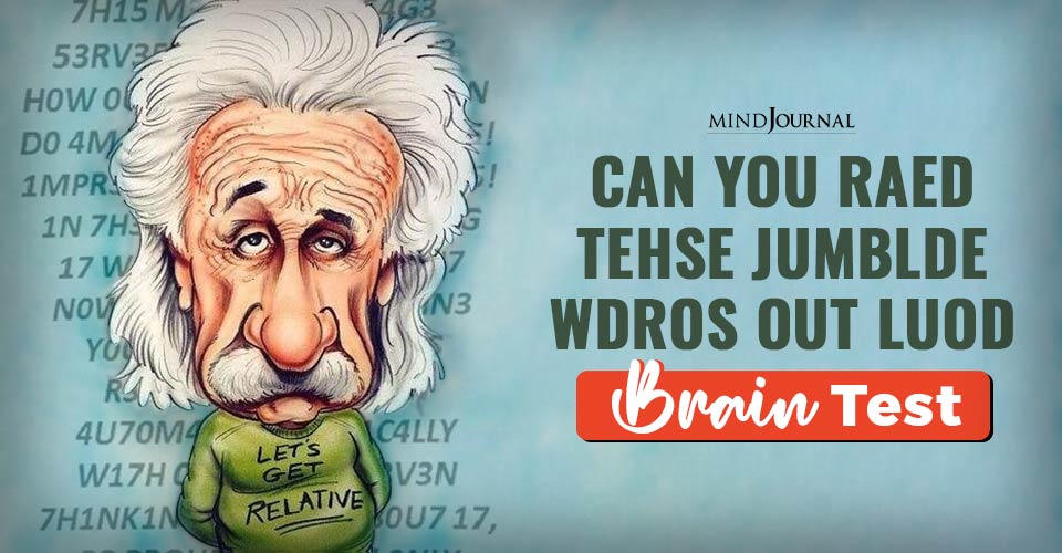 Can Your Brain Read Jumbled Words? Fun Quiz