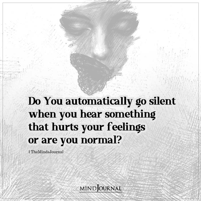 Do You Automatically Go Silent When You Hear Something