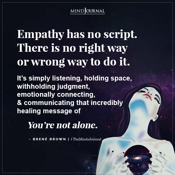 Empathy has no script