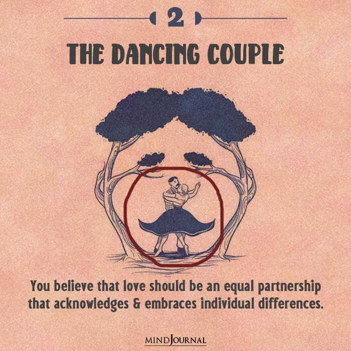 Face Optical Illusion Test Love Life Hidden Images dancing couple