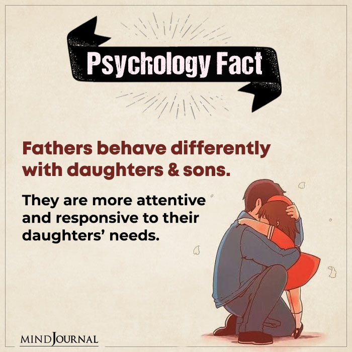 Fathers Behave Differently With Daughters And Sons