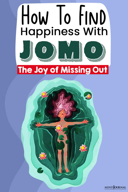 How To Find Happiness With JOMO pin
