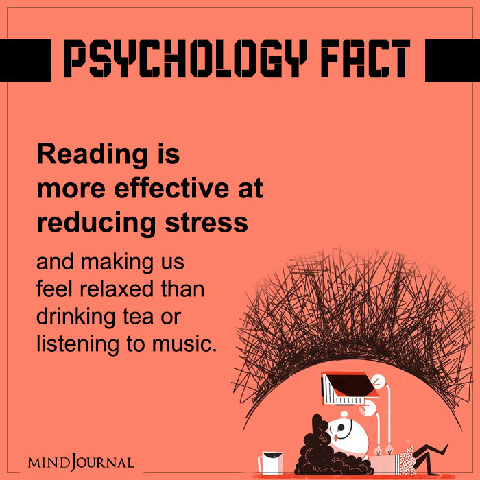More Than Drinking Tea Or Listening To Music