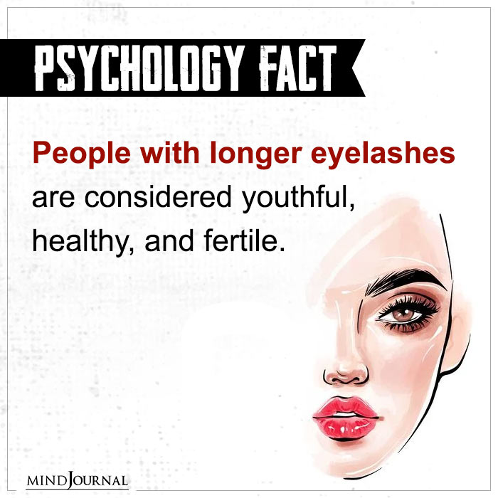 People With Longer Eyelashes Are Considered Youthful