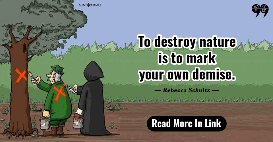 Rebecca Schultz To destroy nature is to Featured