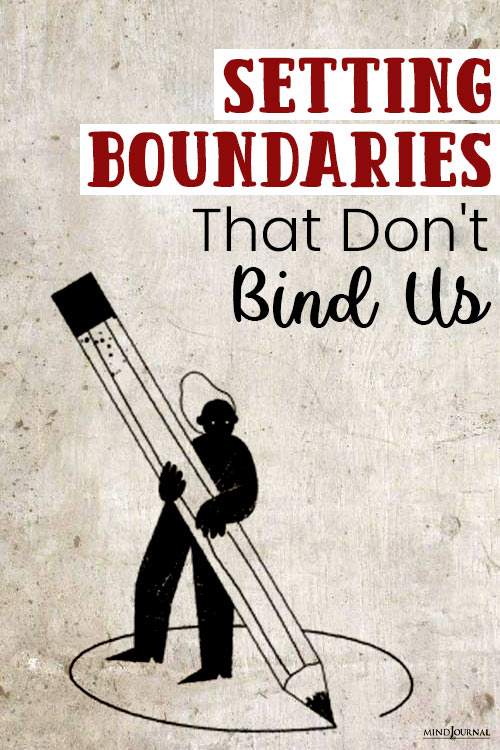 Setting Boundaries Dont Bind Us pin