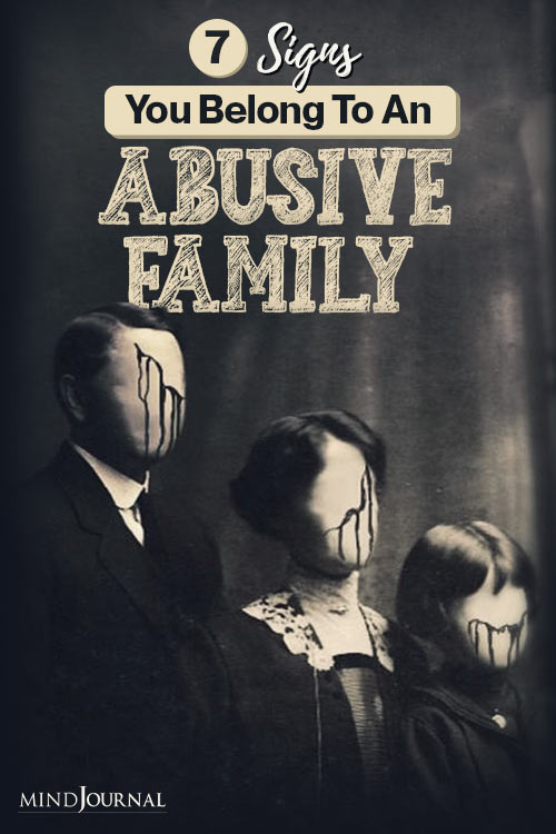 Signs Abusive and Toxic Family