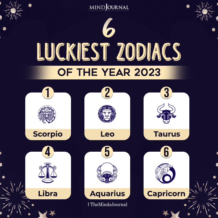 Six Luckiest Zodiacs Of The Year