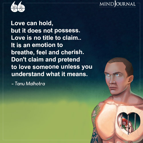 Tanu Malhotra Love can hold