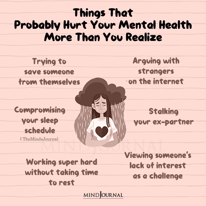 Things That Probably Hurt Your Mental Health