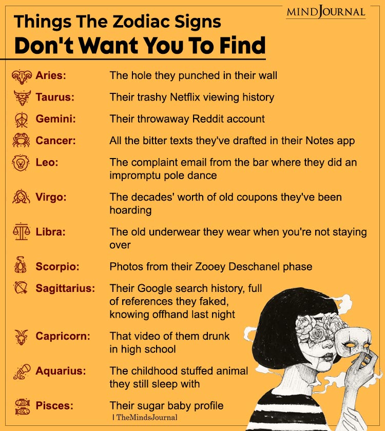 Things The Zodiac Signs Don't Want You To Find