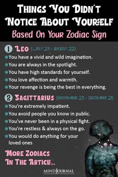 Things You Didnt Notice About Yourself Based On Your Zodiac Sign detail pin