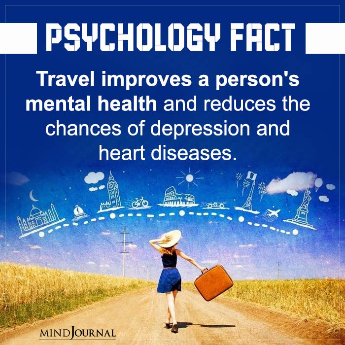 Travel Improves A Person's Mental Health