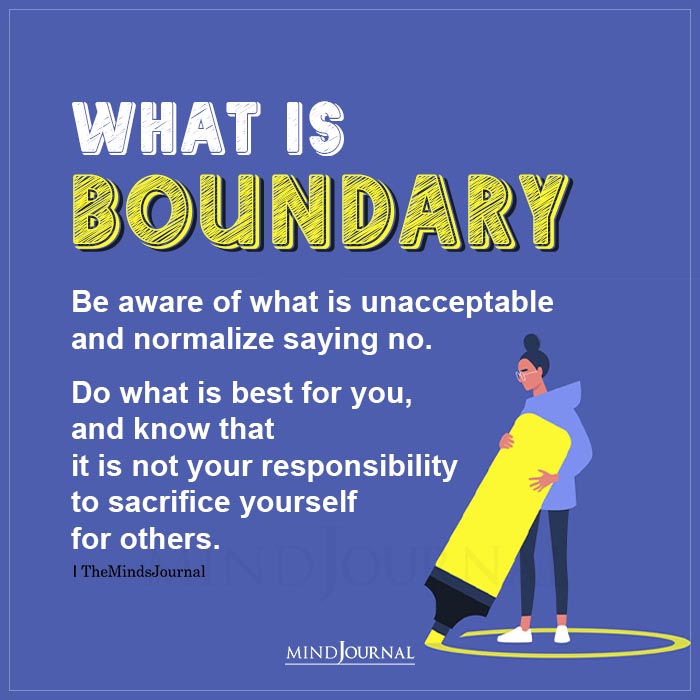 What Is Boundary Be Aware Of What Is Unacceptable