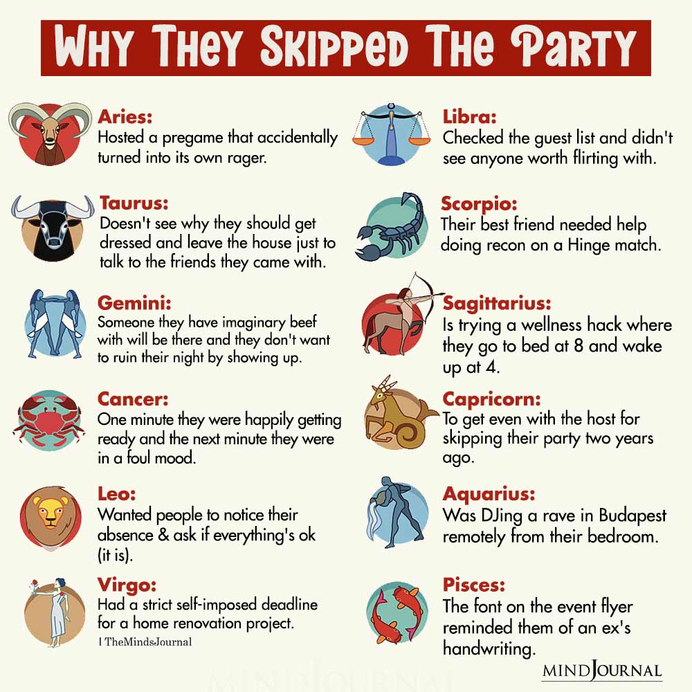 Why The Zodiac Signs Skipped The Party