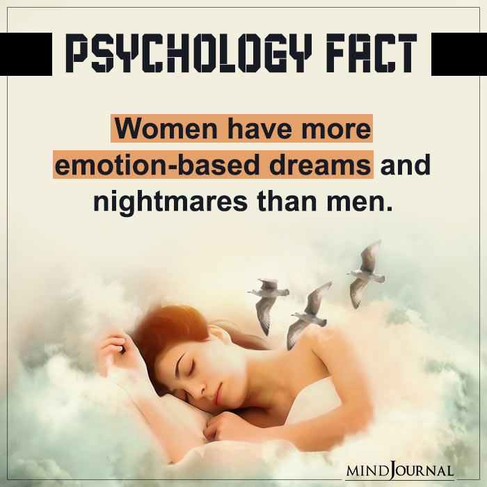 Women Have More Emotion based Dreams And Nightmares