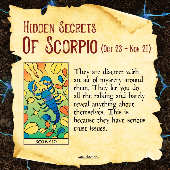 hidden secrets of scorpio