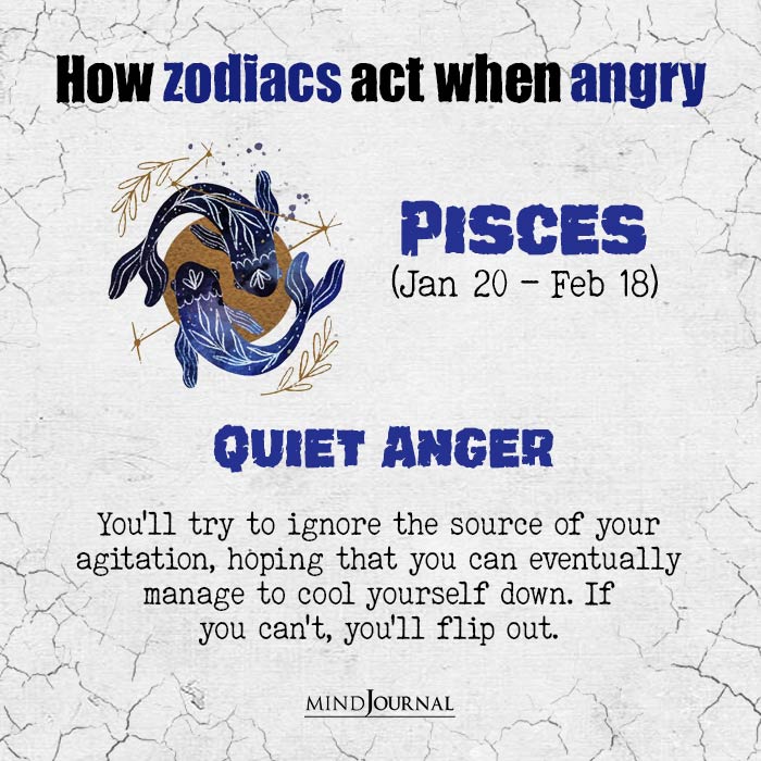zodiacs act when angry pisces