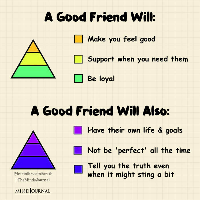 A Good Friend Will Make You Feel Good