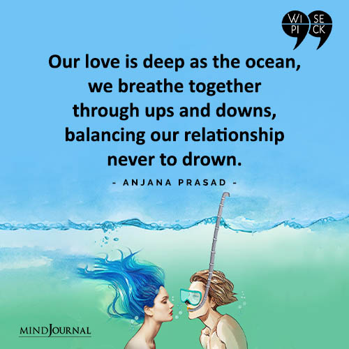 Anjana Prasad Our love is deep as the ocean