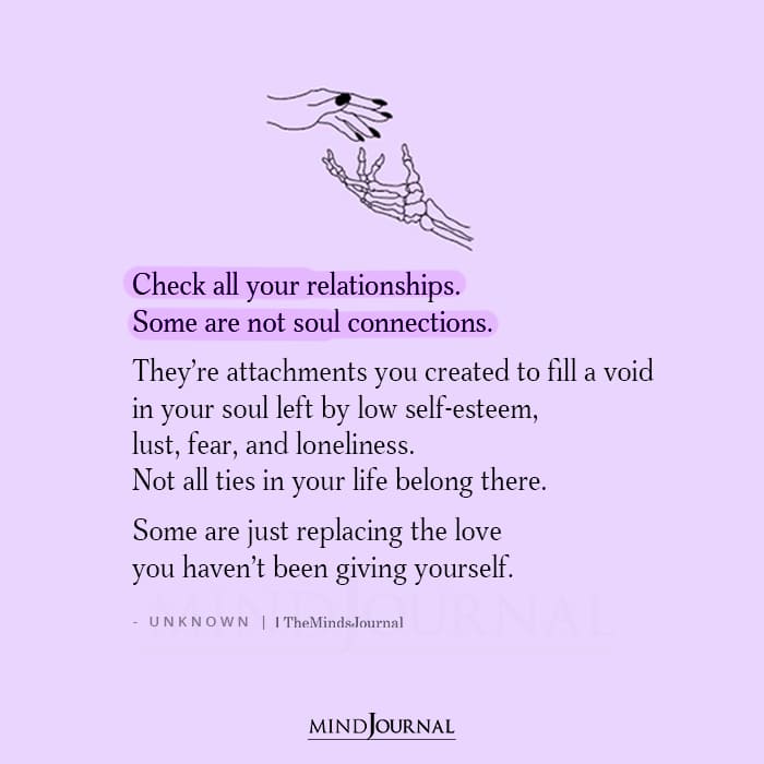 Check All Your Relationships Some Are Not Soul Connections