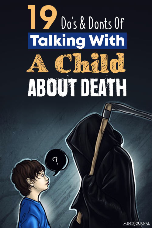 Dos Donts Talking With Child About Death pin