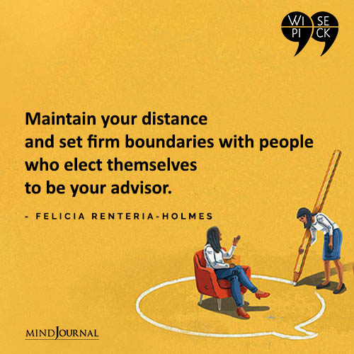 Felicia Renteria-Holmes Maintain your distance