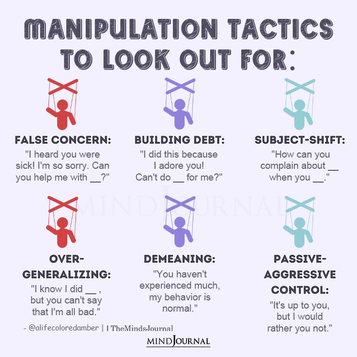 Manipulation Tactics To Look Out For